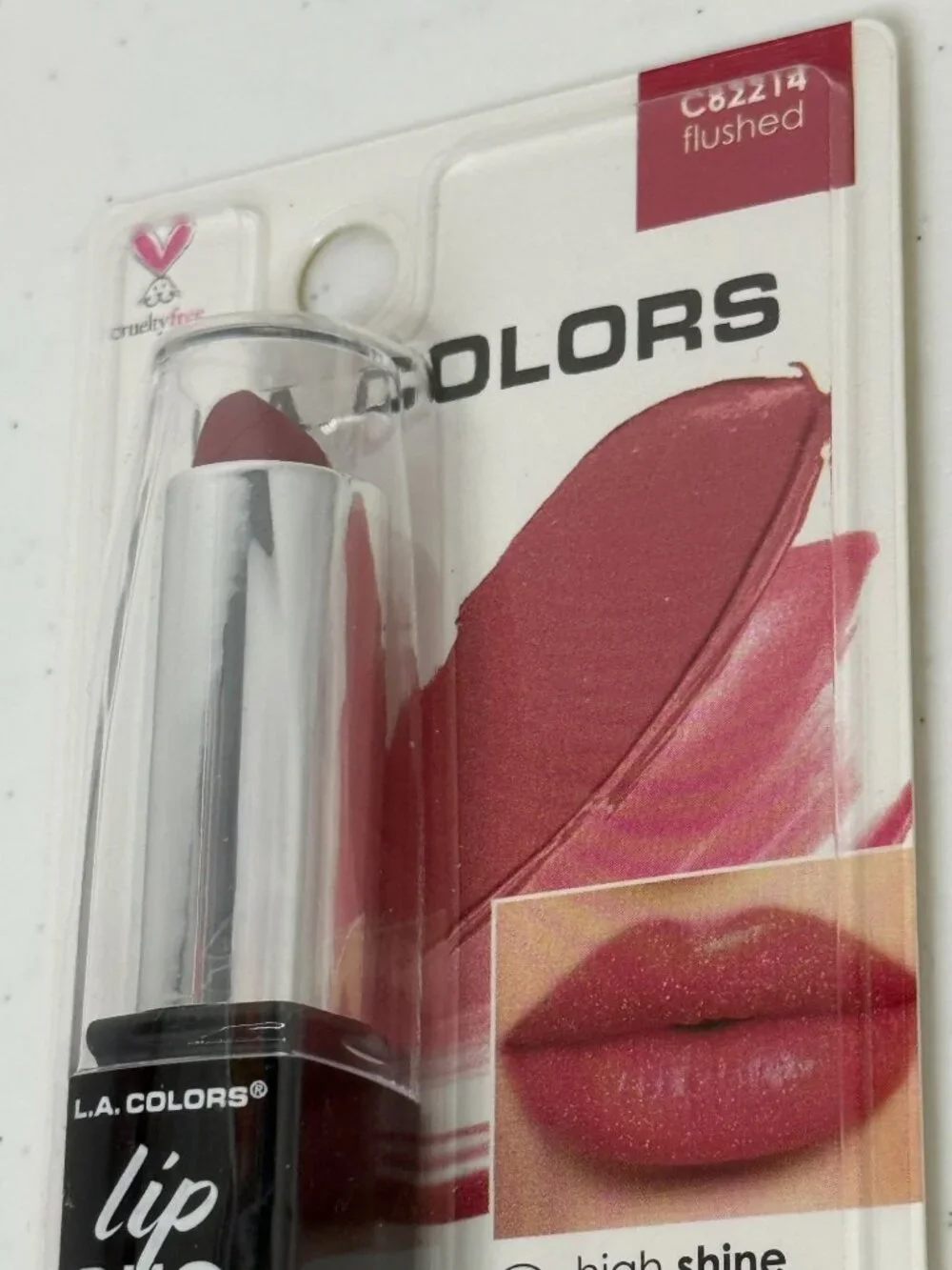 LA Colors Lip Duo Flushed C62214 Lipstick & Lip Gloss New
